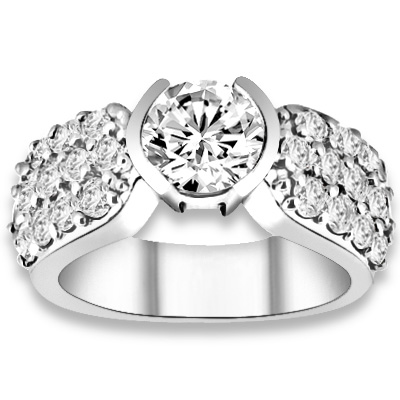 ... Color Diamond with White Diamonds Engagement Ring at 5,119.74